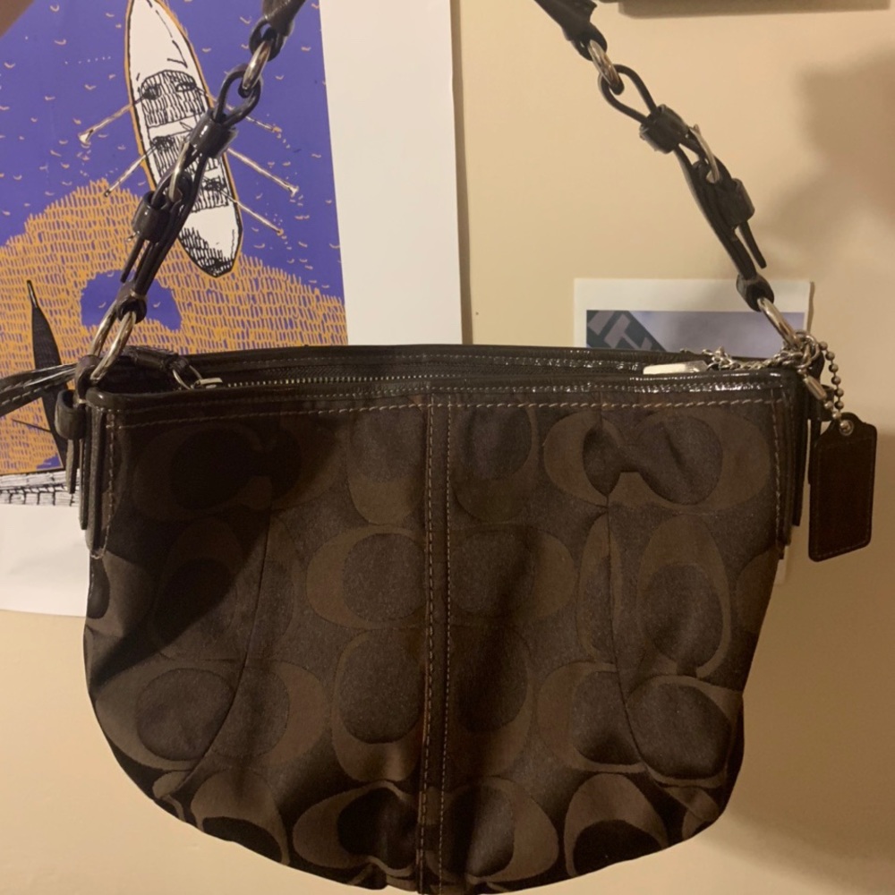 Brown Y2K Coach purse